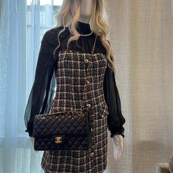 Black and white Zara mini dress size s - Picture 5 of 13